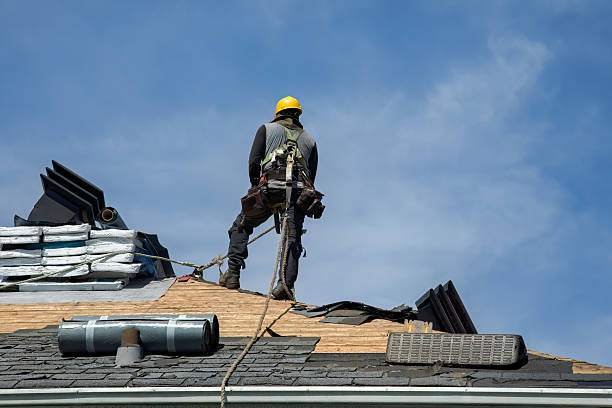 Professional Storm Damage Roof Repair technician working in Fincastle, TN